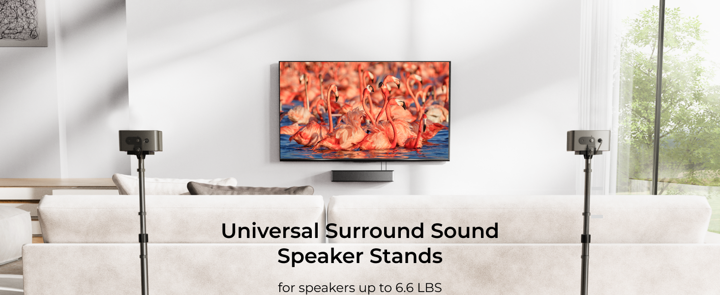 Amazon.com: ULTIMEA 2-Pack Universal Height-Adjustable Speaker